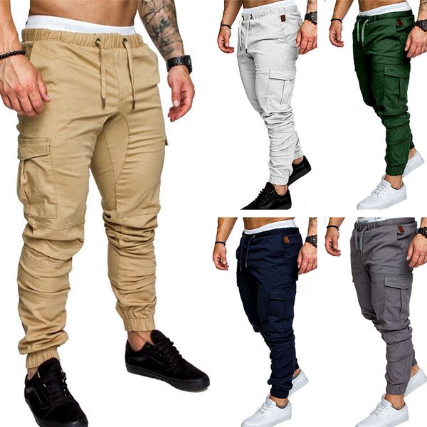 men elastic waist joggers pants long trousers army cargo pants men casual solid color m-4xl, Black
men elastic waist joggers pants long trousers army cargo pants men casual solid color m-4xl, Black