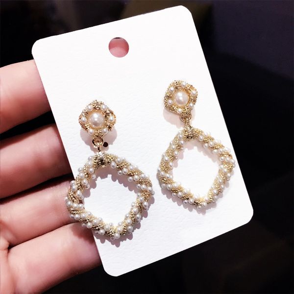fashion-sterling silver stud earrings retro hepburn style allergy resistant versatile pearl earrings
fashion-sterling silver stud earrings retro hepburn style allergy resistant versatile pearl earrings