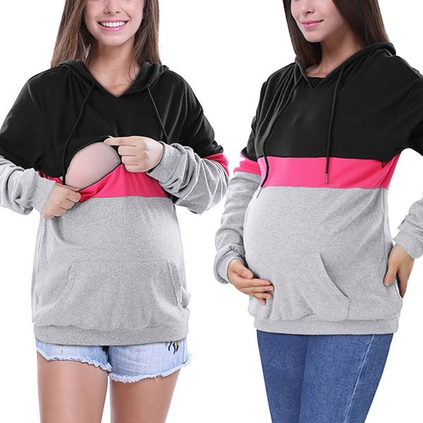 long sleeve breastfeeding hooded sweater zipper sweater maternity hooded nursing breastfeeding pullover sweatshirt sale, White
long sleeve breastfeeding hooded sweater zipper sweater maternity hooded nursing breastfeeding pullover sweatshirt sale, White