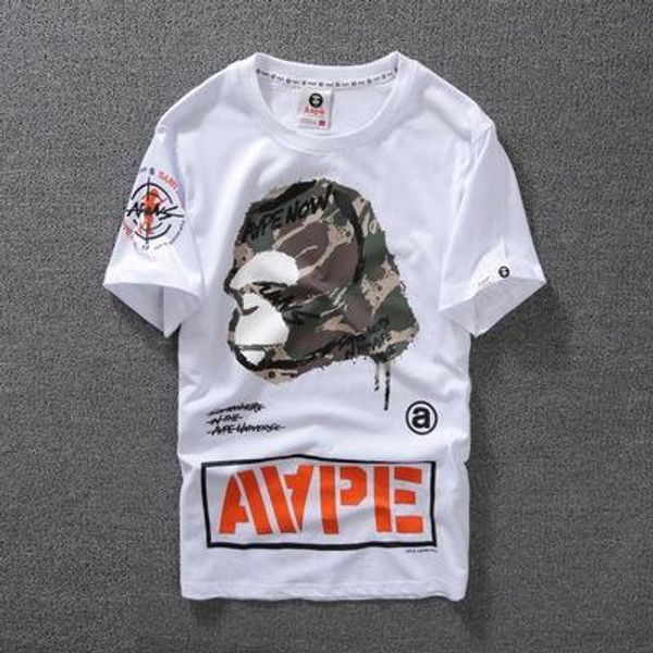 men's round neck t-shirt summer new letter digital printing cotton casual short sleeve loose and comfortable, White;black
men's round neck t-shirt summer new letter digital printing cotton casual short sleeve loose and comfortable, White;black