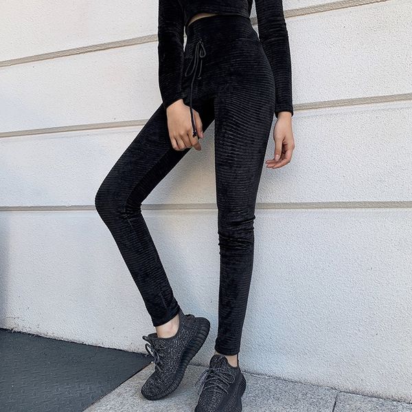 black corduroy legging women drawstring waist autumn slim skinny pants ladies sporting trousers casual streetwear pants, Black;white
black corduroy legging women drawstring waist autumn slim skinny pants ladies sporting trousers casual streetwear pants, Black;white