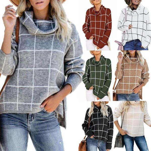 стильные женские свитера пуловеры плюс размер черепаха шеи свитера клетчатый высокий-низкий подол вязаный свитер дамы пуловер, White;black
стильные женские свитера пуловеры плюс размер черепаха шеи свитера клетчатый высокий-низкий подол вязаный свитер дамы пуловер, White;black