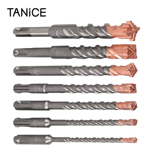 tanice 7 pcs 5-18mm hammer drill bit set used with electric hammer 45 # steel cutter cross head for installation hand tool set
tanice 7 pcs 5-18mm hammer drill bit set used with electric hammer 45 # steel cutter cross head for installation hand tool set