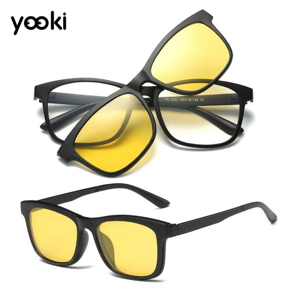 2020 magnetic polarized clip-on sunglasses sport eyeglass frame driving outdoor night vision glasses for driving, White;black
2020 magnetic polarized clip-on sunglasses sport eyeglass frame driving outdoor night vision glasses for driving, White;black