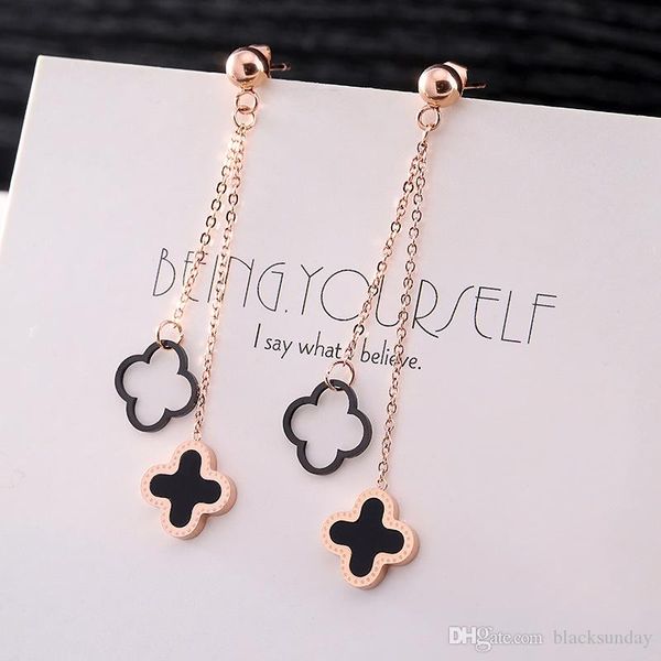 four-leaf clover earrings for ladies fashion brand women stud earrings classic wild pendant earrings jewelry gift, Golden
four-leaf clover earrings for ladies fashion brand women stud earrings classic wild pendant earrings jewelry gift, Golden