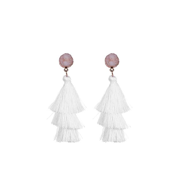 color layered fringe ear hook earrings bohemian pendant lady girl layered tassel earrings ladies gift, Silver
color layered fringe ear hook earrings bohemian pendant lady girl layered tassel earrings ladies gift, Silver