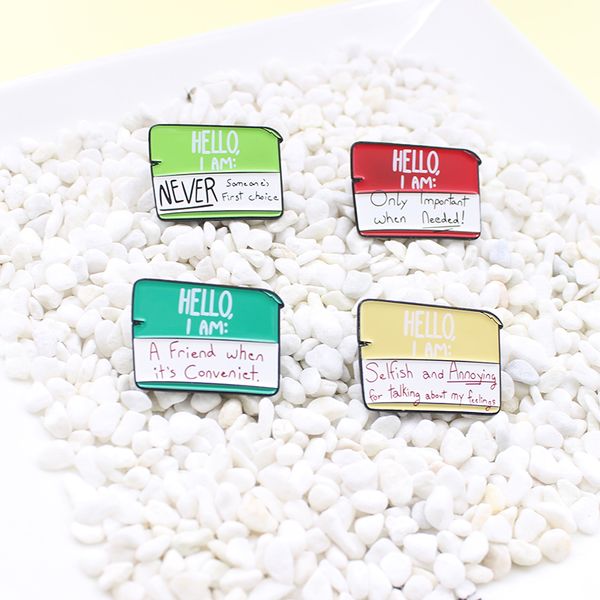 message note paper "hello, i am:" 4 styles dialogue message enamel brooch cute creative backpack sweater denim badge, Gray
message note paper "hello, i am:" 4 styles dialogue message enamel brooch cute creative backpack sweater denim badge, Gray