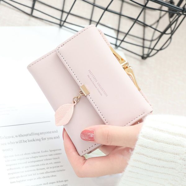 women's wallet women ladies fashion leaf three-fold coin purse buckle short purse wallet female mini leather zipper card, Red;black
women's wallet women ladies fashion leaf three-fold coin purse buckle short purse wallet female mini leather zipper card, Red;black