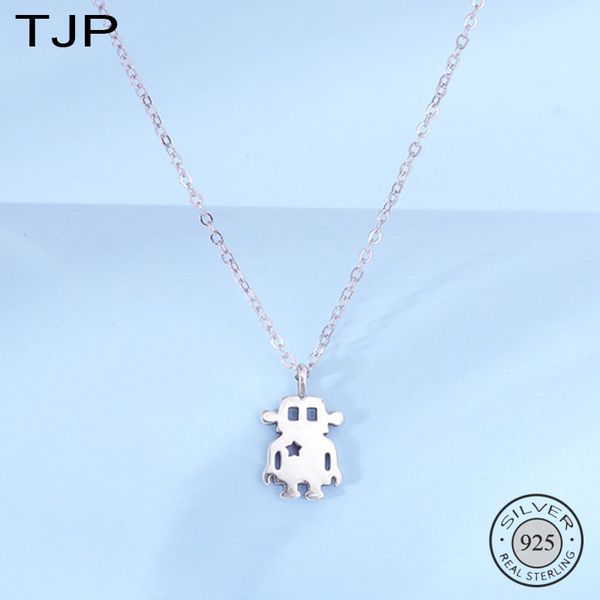 tjp s925 silver autumn and winter new jewelry cold wind tai silver surface robot hanging necklace
tjp s925 silver autumn and winter new jewelry cold wind tai silver surface robot hanging necklace