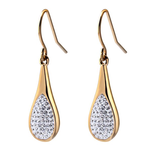 trendy style gold/silver color waterdrop stainless steel dangle earrings women wedding jewelry dropshipping
trendy style gold/silver color waterdrop stainless steel dangle earrings women wedding jewelry dropshipping
