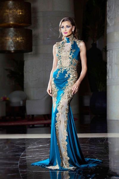2019 new gorgeous blue high neck evening dress appliques middle east satin party dress fancy sleeveless prom gowns vestidos de fiesta, Black;red
2019 new gorgeous blue high neck evening dress appliques middle east satin party dress fancy sleeveless prom gowns vestidos de fiesta, Black;red