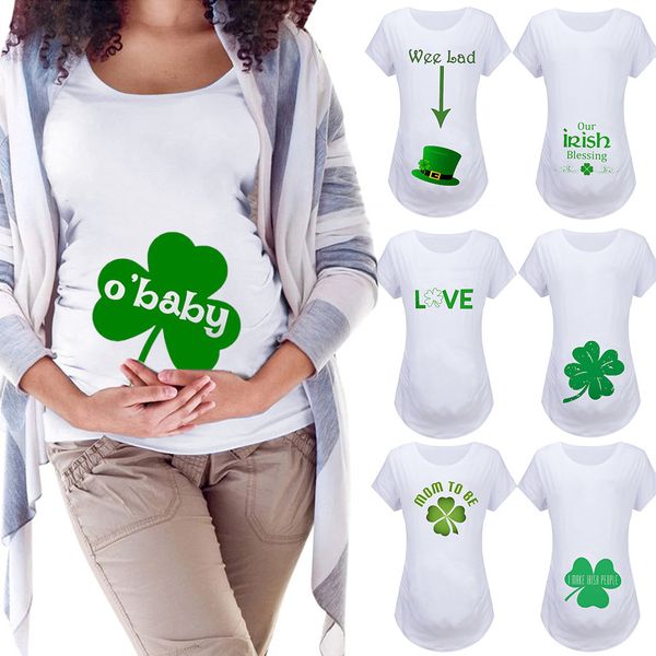 maternity clothes pregnant maternity women short sleeve st. patrick's day luck grass letter t-shirt blouse breastfeeding clothes, White
maternity clothes pregnant maternity women short sleeve st. patrick's day luck grass letter t-shirt blouse breastfeeding clothes, White