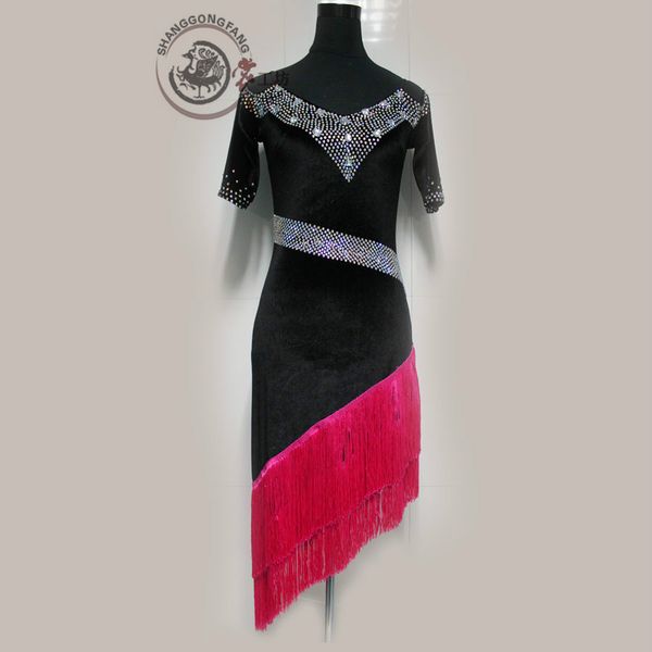 new style latin dance costume diamond flannel latin dance dress for women children competition dresses s-4xl, Black;red
new style latin dance costume diamond flannel latin dance dress for women children competition dresses s-4xl, Black;red