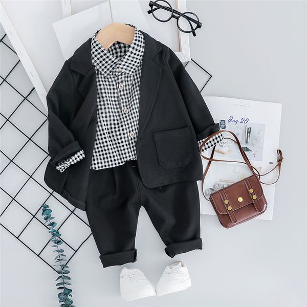 toddler boy suit 2020 spring autumn children's suit fashion boys 3pcs formal plaid clothes kids coat, White
toddler boy suit 2020 spring autumn children's suit fashion boys 3pcs formal plaid clothes kids coat, White