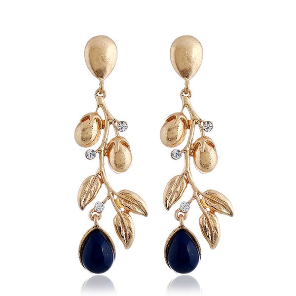personality popular gold color geometric leaf drop earrings boho retro female blue stone women earrings summer girl jewelry, Silver
personality popular gold color geometric leaf drop earrings boho retro female blue stone women earrings summer girl jewelry, Silver