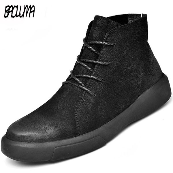 brand winter men snow boots ankle boots man genuine leather plush warm men motorcycle boots autumn outdoor man shoes size 37-47 t200305, Black
brand winter men snow boots ankle boots man genuine leather plush warm men motorcycle boots autumn outdoor man shoes size 37-47 t200305, Black
