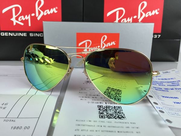 luxury aviator brand ray ban sunglasses vintage pilot brand band uv400 protection bans mens womens men women glasses with box, Black;gray
luxury aviator brand ray ban sunglasses vintage pilot brand band uv400 protection bans mens womens men women glasses with box, Black;gray
