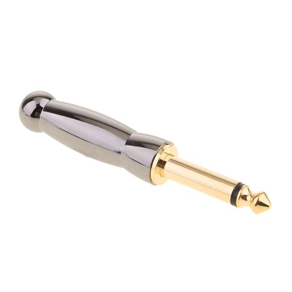 6.35mm male mono plug audio connector welding connector
6.35mm male mono plug audio connector welding connector