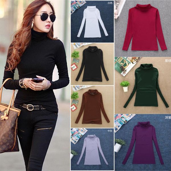 high collar long-sleeved t-shirt women tees female milk silk solid color cotton t-shirts for women autumn bottoming shirts, White
high collar long-sleeved t-shirt women tees female milk silk solid color cotton t-shirts for women autumn bottoming shirts, White