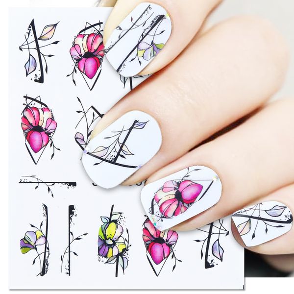multi flowers sticker on nails leaves floral dazzling nail art decorations water decals slider manicure design, Black
multi flowers sticker on nails leaves floral dazzling nail art decorations water decals slider manicure design, Black