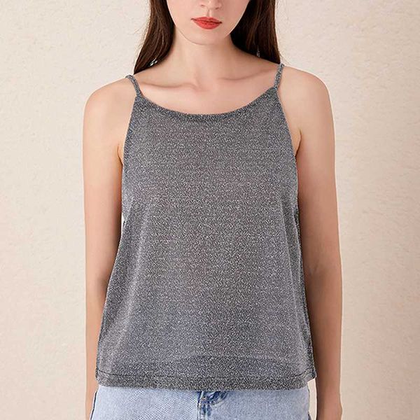women's tanks & camis 2021 summer women casual bottoming shirt sleeveless round neck solid color bright silk comfortable suspenders fem, White
women's tanks & camis 2021 summer women casual bottoming shirt sleeveless round neck solid color bright silk comfortable suspenders fem, White