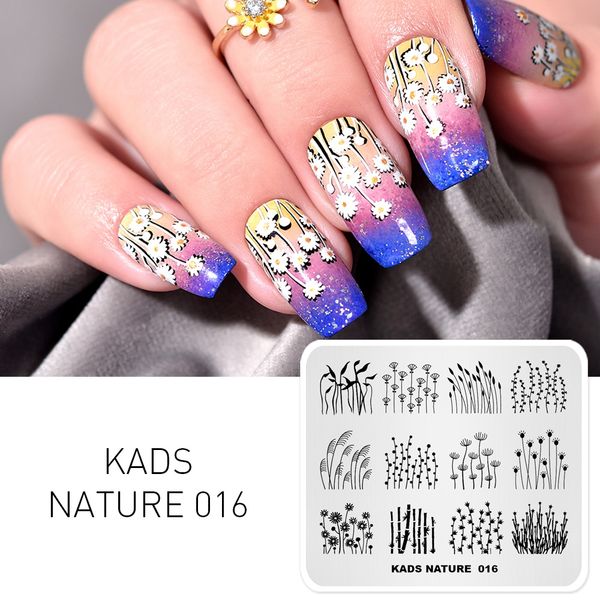 kads stamping plate nature 016 wild lively plants design image template nail stamp templates nail mold stencils for nails, White
kads stamping plate nature 016 wild lively plants design image template nail stamp templates nail mold stencils for nails, White