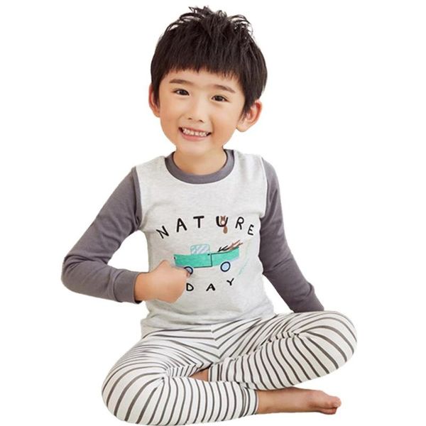 children boy sets lovely cartoon comfort and soft letters pajamas long-sleeves stripe 2pcs clothes pants daily leisure, White
children boy sets lovely cartoon comfort and soft letters pajamas long-sleeves stripe 2pcs clothes pants daily leisure, White