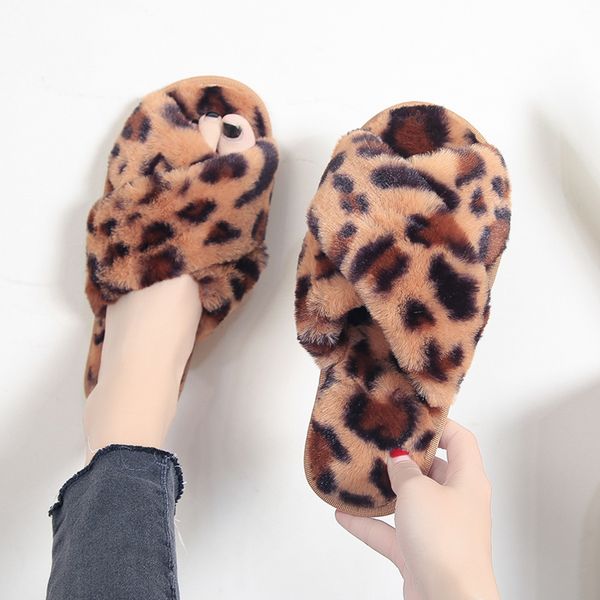 new womens winter warm open toe fur furry slippers leopard soft plush home indoor shoes 8colors a1501, Black
new womens winter warm open toe fur furry slippers leopard soft plush home indoor shoes 8colors a1501, Black