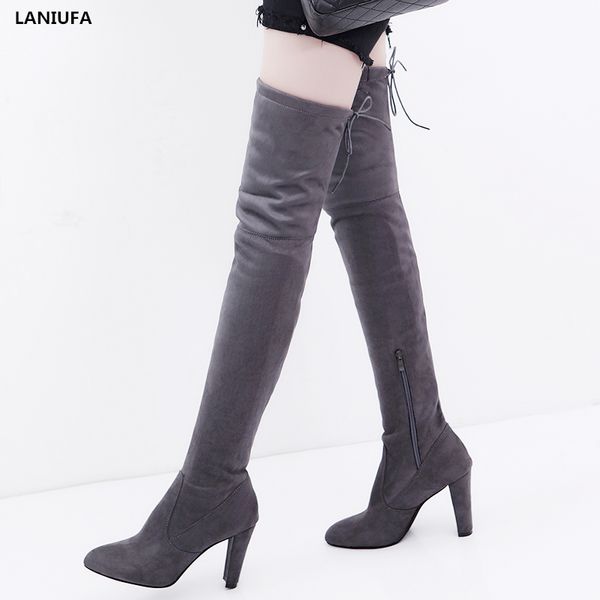 new women high heels over the knee boots women casual pumps dress warm snow boots botas mujer plus size 34-43 &405, Black
new women high heels over the knee boots women casual pumps dress warm snow boots botas mujer plus size 34-43 &405, Black