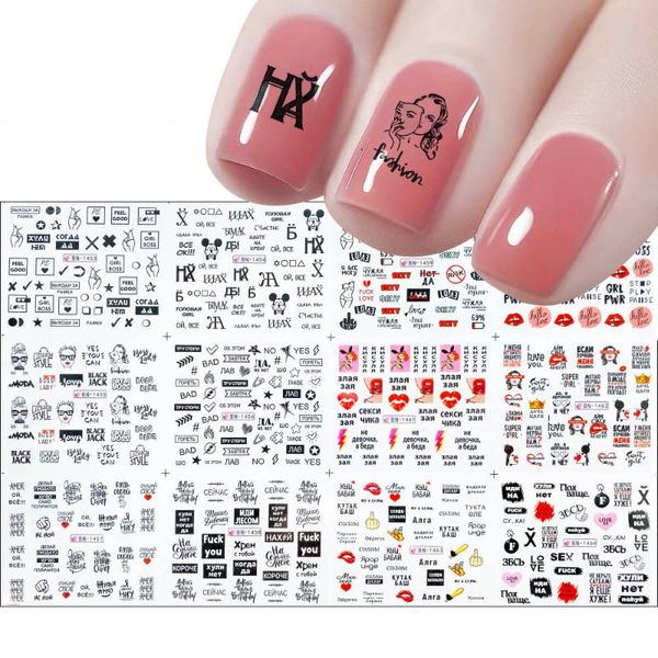 12pcs russian letters set nail stickers water decals lips girl nail art tattoo decoration manicure foil wraps set new, Black
12pcs russian letters set nail stickers water decals lips girl nail art tattoo decoration manicure foil wraps set new, Black