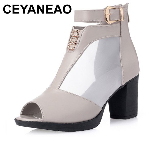 ceyaneaosummer women ankle boots genuine leather breathable motorcycle boots peep toe bsandals shoes hollow out women shoes, Black
ceyaneaosummer women ankle boots genuine leather breathable motorcycle boots peep toe bsandals shoes hollow out women shoes, Black