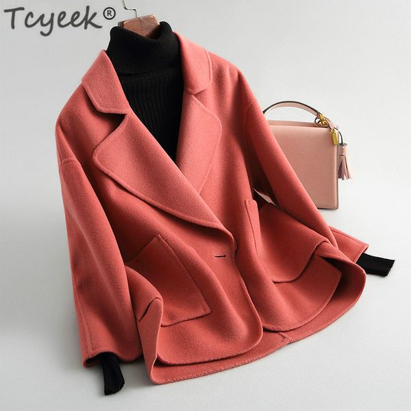 tcyeek womens coats winter woolen jackets autumn spring wool coat female short clothes ladies abrigos mujer elegante lwl1292, Black
tcyeek womens coats winter woolen jackets autumn spring wool coat female short clothes ladies abrigos mujer elegante lwl1292, Black