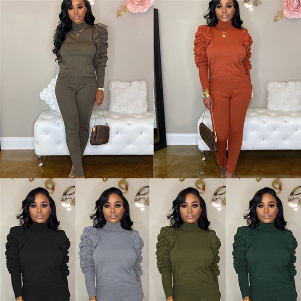 дамы высокая шея ворс рукав комплект повседневная сплошной цвет с длинным рукавом модельер famale из двух частей брюки, White
дамы высокая шея ворс рукав комплект повседневная сплошной цвет с длинным рукавом модельер famale из двух частей брюки, White