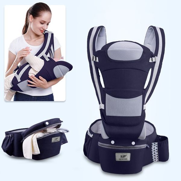 Breathable Ergonomic Baby Carrier Backpack Portable Infant Baby Carrier Kangaroo Hipseat Heaps Sling Wrap