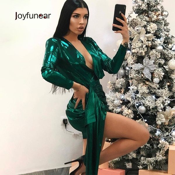 joyfunear green v neck long sleeve dresses women sashes clubwear bodycon dress 2019 spring above knee party dress vestidos, Black;gray
joyfunear green v neck long sleeve dresses women sashes clubwear bodycon dress 2019 spring above knee party dress vestidos, Black;gray