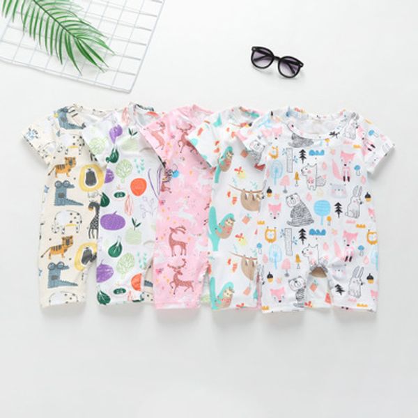 Ins Baby Boy girl Clothes Infant clothing Jumpsuits Cartoon Scrawl slooth fox bear Animals Print Romper Soft Breathable V042
Ins Baby Boy girl Clothes Infant clothing Jumpsuits Cartoon Scrawl slooth fox bear Animals Print Romper Soft Breathable V042