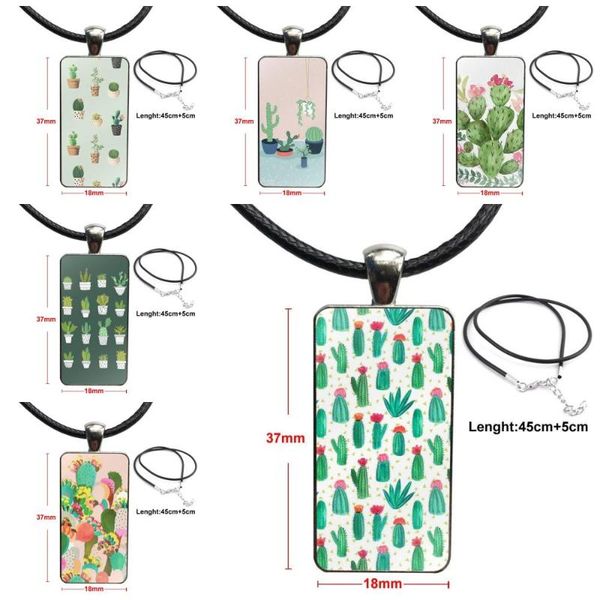 for women jewellery the plant cactus fashion glass cabochon pendant necklace women steel color choker rectangle necklace, Silver
for women jewellery the plant cactus fashion glass cabochon pendant necklace women steel color choker rectangle necklace, Silver