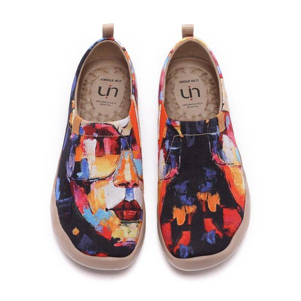 uin female women loafers casual canvas 2020 modern art serious ladies slip on shoes espadrilles, Black
uin female women loafers casual canvas 2020 modern art serious ladies slip on shoes espadrilles, Black