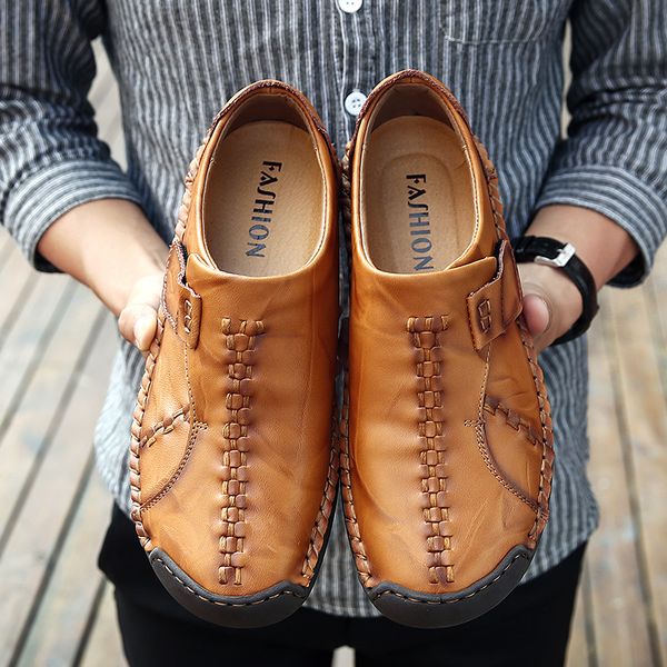 fashion men casual shoes genuine leather male loafers handmade casual loafers male moccasins driving shoes men large size hc-462, Black
fashion men casual shoes genuine leather male loafers handmade casual loafers male moccasins driving shoes men large size hc-462, Black