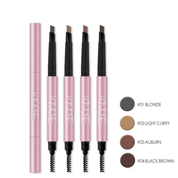 4 color pencil brown automatic rotating eyebrow pencil double head waterproof eyebrow makeup tool with brush
4 color pencil brown automatic rotating eyebrow pencil double head waterproof eyebrow makeup tool with brush