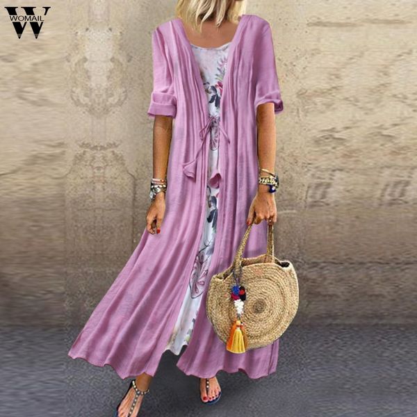 womail summer dresses women 2019 women vintage boho o-neck floral print lace two-piece 3/4 sleeve dress loose dress ju8, Black;gray
womail summer dresses women 2019 women vintage boho o-neck floral print lace two-piece 3/4 sleeve dress loose dress ju8, Black;gray
