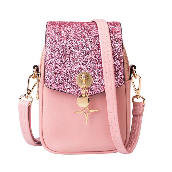2020 new women shoulder bag starry sequins fashion ladies messenger hasp phone bag coin card purse handbag girls mini flap bags
2020 new women shoulder bag starry sequins fashion ladies messenger hasp phone bag coin card purse handbag girls mini flap bags