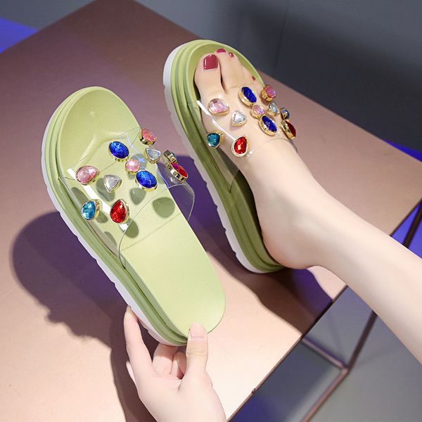 shoes women womens slippers outdoor glitter slides platform transparent heel pantofle fashion med soft jelly 2020, Black
shoes women womens slippers outdoor glitter slides platform transparent heel pantofle fashion med soft jelly 2020, Black