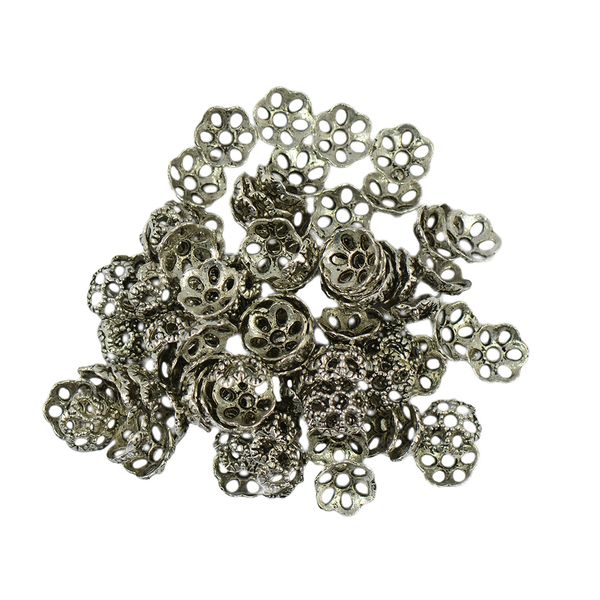 100pcs tibetan silver filigree lotus cap spacers charms jewelry diy findings, Bronze;silver
100pcs tibetan silver filigree lotus cap spacers charms jewelry diy findings, Bronze;silver