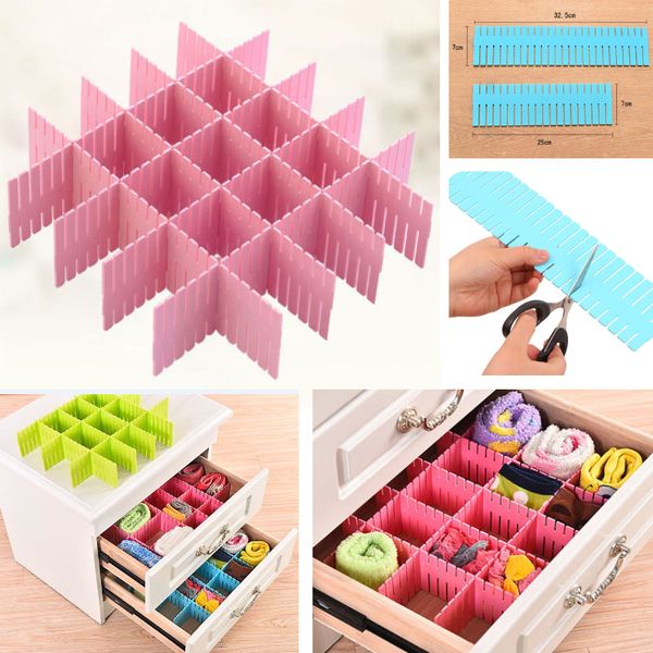 adjustable plastic drawer divider organizers for shoe underwear socks expandable drawer cabinet board divider grid household hh9-2210
adjustable plastic drawer divider organizers for shoe underwear socks expandable drawer cabinet board divider grid household hh9-2210
