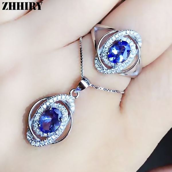 zhhiry real природных голубой tanzan ювелирные наборы 925 серебряное кольцо ожерелье sterling для женщин gemstone fine jewelry, Black
zhhiry real природных голубой tanzan ювелирные наборы 925 серебряное кольцо ожерелье sterling для женщин gemstone fine jewelry, Black