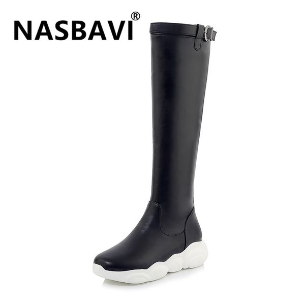 women's black boots casual fashion round toe buckle straight high heels muffin bottom with mid heel boots new listing 2019
women's black boots casual fashion round toe buckle straight high heels muffin bottom with mid heel boots new listing 2019