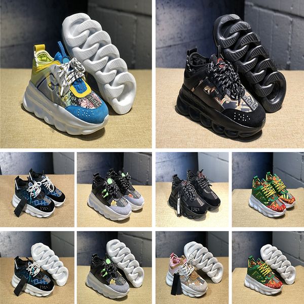 Chain reaction new black white runing hoe fa hion luxury de igner men women hoe oft link embo ed ole platform neaker
Chain reaction new black white runing hoe fa hion luxury de igner men women hoe oft link embo ed ole platform neaker