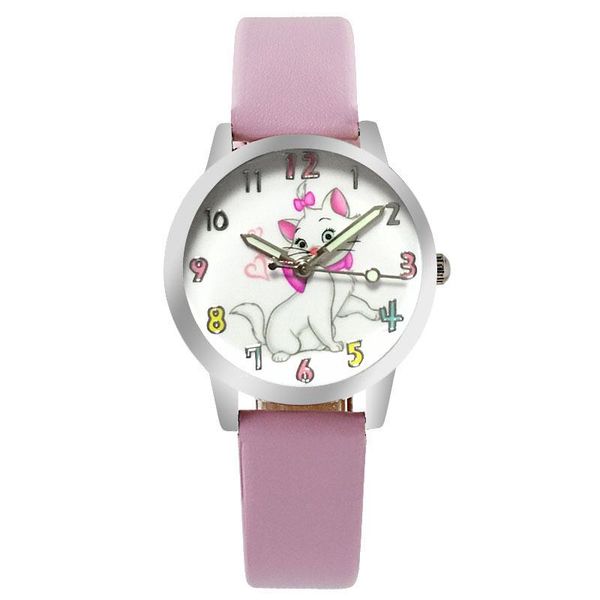 relogio pink cartoon cute cat girl clock brand quartz leather children's watch casual boy sports birthday kid gift watch vptuf, Blue
relogio pink cartoon cute cat girl clock brand quartz leather children's watch casual boy sports birthday kid gift watch vptuf, Blue