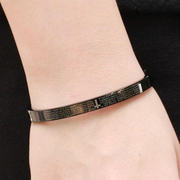 cross english bible titanium steel bracelet catholic religious cross bracelets rosary mercy jesus
cross english bible titanium steel bracelet catholic religious cross bracelets rosary mercy jesus